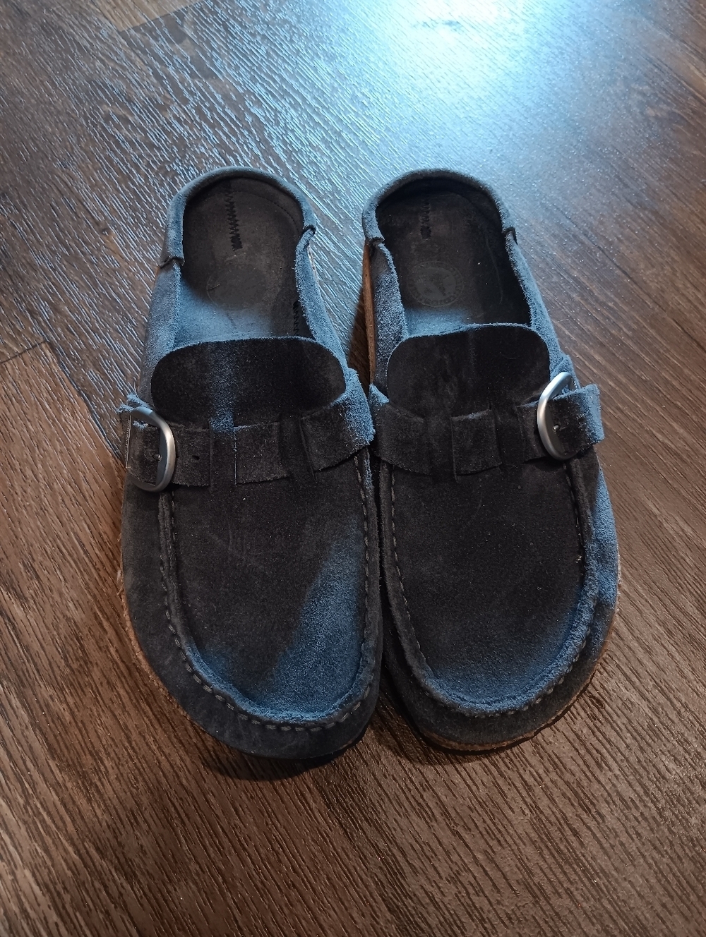 Birkenstock Buckley Shearling Suede Leather Clog Size 36